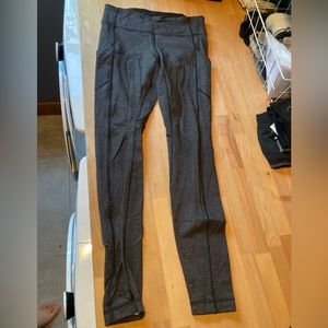 Size 6 Lululemon Leggings Black